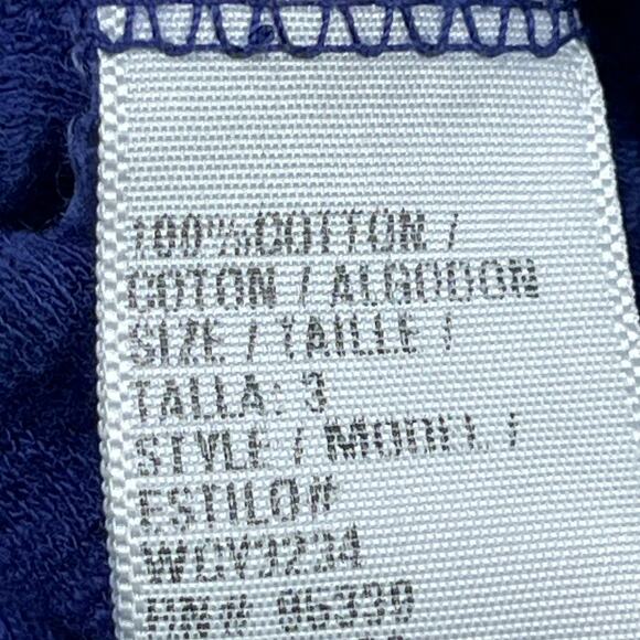 James Perse Women’s Size 8 Blue Long Sleeve Half-Button Hooded Shirt Premium - Picture 4 of 7